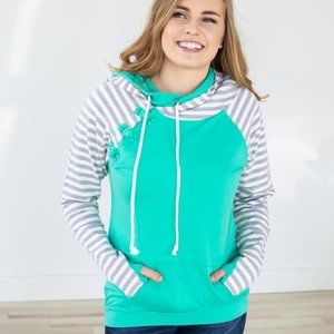 Mint For You Raglan Hoodie